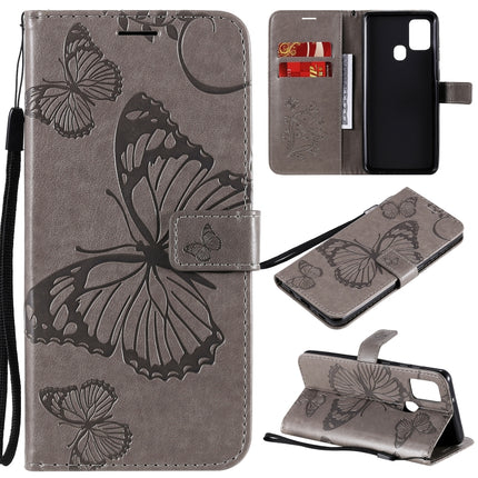 3D Butterflies Embossing Pattern Horizontal Flip Leather Case with Holder & Card Slot & Wallet