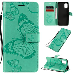 3D Butterflies Embossing Pattern Horizontal Flip Leather Case with Holder & Card Slot & Wallet