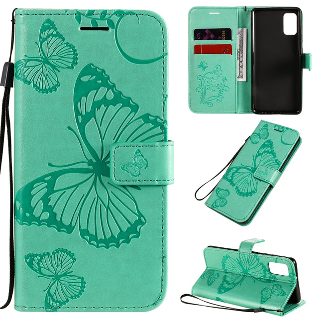 3D Butterflies Embossing Pattern Horizontal Flip Leather Case with Holder & Card Slot & Wallet, For Samsung Galaxy A41, For Samsung Galaxy A51 5G, For Samsung Galaxy A71 5G