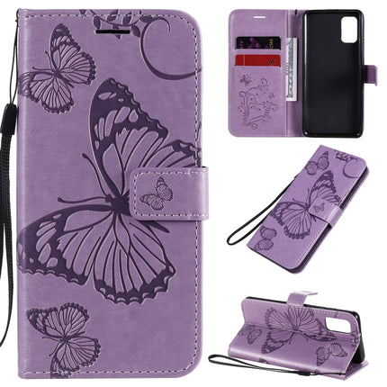 3D Butterflies Embossing Pattern Horizontal Flip Leather Case with Holder & Card Slot & Wallet, For Samsung Galaxy A41, For Samsung Galaxy A51 5G, For Samsung Galaxy A71 5G