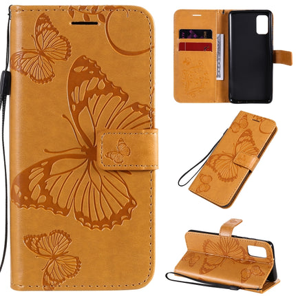 3D Butterflies Embossing Pattern Horizontal Flip Leather Case with Holder & Card Slot & Wallet, For Samsung Galaxy A41, For Samsung Galaxy A51 5G, For Samsung Galaxy A71 5G