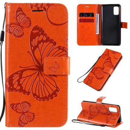 3D Butterflies Embossing Pattern Horizontal Flip Leather Case with Holder & Card Slot & Wallet, For Samsung Galaxy A41, For Samsung Galaxy A51 5G, For Samsung Galaxy A71 5G