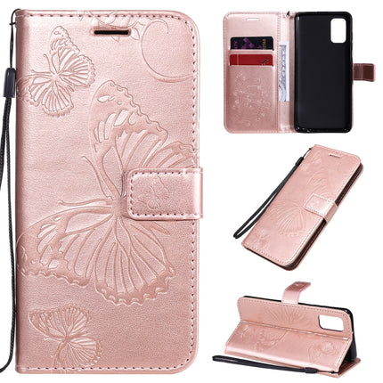3D Butterflies Embossing Pattern Horizontal Flip Leather Case with Holder & Card Slot & Wallet, For Samsung Galaxy A41, For Samsung Galaxy A51 5G, For Samsung Galaxy A71 5G