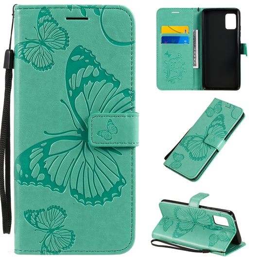 3D Butterflies Embossing Pattern Horizontal Flip Leather Case with Holder & Card Slot & Wallet, For Samsung Galaxy A51 5G, For Samsung Galaxy A71 5G, For Huawei Nova 7