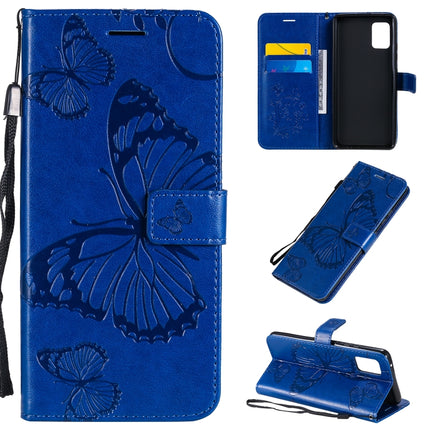 3D Butterflies Embossing Pattern Horizontal Flip Leather Case with Holder & Card Slot & Wallet, For Samsung Galaxy A41, For Samsung Galaxy A51 5G, For Samsung Galaxy A71 5G