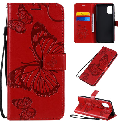 3D Butterflies Embossing Pattern Horizontal Flip Leather Case with Holder & Card Slot & Wallet, For Samsung Galaxy A41, For Samsung Galaxy A51 5G, For Samsung Galaxy A71 5G