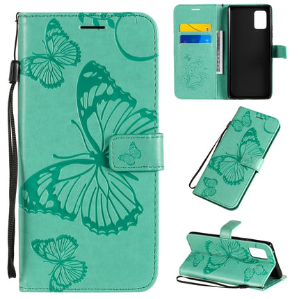 3D Butterflies Embossing Pattern Horizontal Flip Leather Case with Holder & Card Slot & Wallet, For Samsung Galaxy A41, For Samsung Galaxy A51 5G, For Samsung Galaxy A71 5G