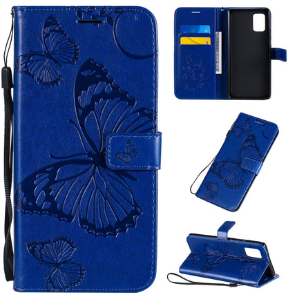 3D Butterflies Embossing Pattern Horizontal Flip Leather Case with Holder & Card Slot & Wallet