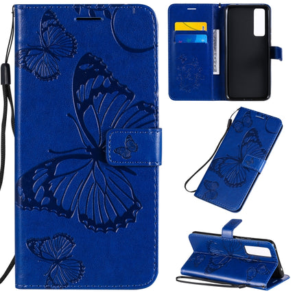 3D Butterflies Embossing Pattern Horizontal Flip Leather Case with Holder & Card Slot & Wallet