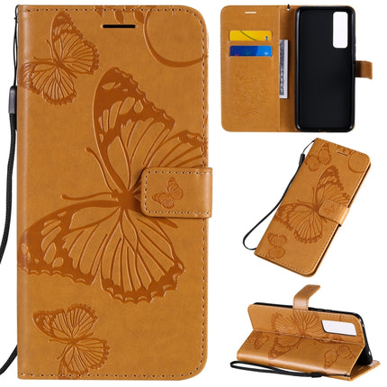 3D Butterflies Embossing Pattern Horizontal Flip Leather Case with Holder & Card Slot & Wallet, For Huawei Nova 7, For Huawei Nova 7 Pro, For Huawei Nova 7 SE / P40 Lite 5G