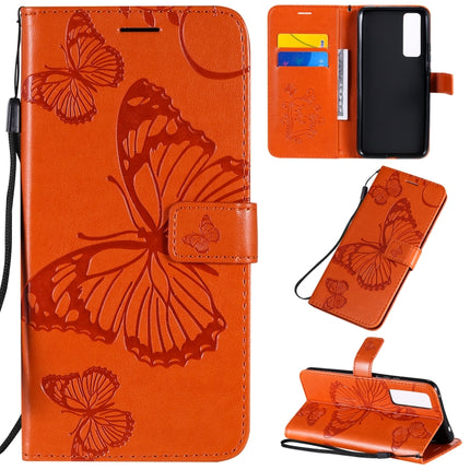 3D Butterflies Embossing Pattern Horizontal Flip Leather Case with Holder & Card Slot & Wallet, For Huawei Nova 7, For Huawei Nova 7 Pro, For Huawei Nova 7 SE / P40 Lite 5G