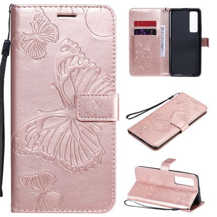 3D Butterflies Embossing Pattern Horizontal Flip Leather Case with Holder & Card Slot & Wallet, For Huawei Nova 7, For Huawei Nova 7 Pro, For Huawei Nova 7 SE / P40 Lite 5G