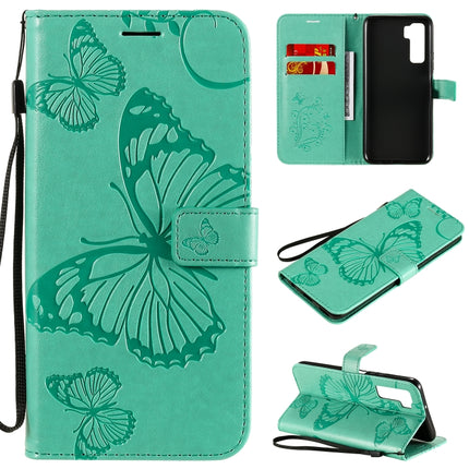 3D Butterflies Embossing Pattern Horizontal Flip Leather Case with Holder & Card Slot & Wallet, For Huawei Nova 7, For Huawei Nova 7 Pro, For Huawei Nova 7 SE / P40 Lite 5G