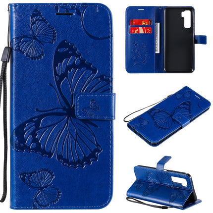 3D Butterflies Embossing Pattern Horizontal Flip Leather Case with Holder & Card Slot & Wallet, For Huawei Nova 7, For Huawei Nova 7 Pro, For Huawei Nova 7 SE / P40 Lite 5G