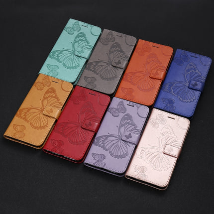 3D Butterflies Embossing Pattern Horizontal Flip Leather Case with Holder & Card Slot & Wallet, For Huawei Y7P / P40 Lite E / Honor 9C, For Huawei P Smart(2020), For Huawei Y5P / Honor 9s