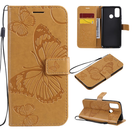 3D Butterflies Embossing Pattern Horizontal Flip Leather Case with Holder & Card Slot & Wallet, For Huawei Y7P / P40 Lite E / Honor 9C, For Huawei P Smart(2020), For Huawei Y5P / Honor 9s