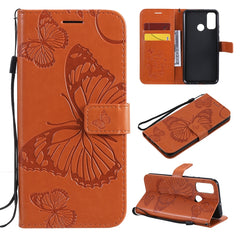 3D Butterflies Embossing Pattern Horizontal Flip Leather Case with Holder & Card Slot & Wallet, For Huawei Y7P / P40 Lite E / Honor 9C, For Huawei P Smart(2020), For Huawei Y5P / Honor 9s, For Huawei Y6P