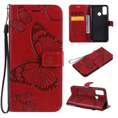 3D Butterflies Embossing Pattern Horizontal Flip Leather Case with Holder & Card Slot & Wallet, For Huawei Y7P / P40 Lite E / Honor 9C, For Huawei P Smart(2020), For Huawei Y5P / Honor 9s, For Huawei Y6P