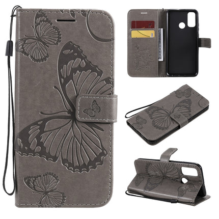 3D Butterflies Embossing Pattern Horizontal Flip Leather Case with Holder & Card Slot & Wallet, For Huawei Y7P / P40 Lite E / Honor 9C, For Huawei P Smart(2020), For Huawei Y5P / Honor 9s