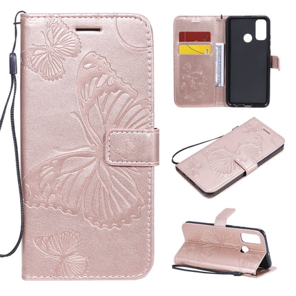 3D Butterflies Embossing Pattern Horizontal Flip Leather Case with Holder & Card Slot & Wallet, For Huawei Y7P / P40 Lite E / Honor 9C, For Huawei P Smart(2020), For Huawei Y5P / Honor 9s