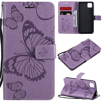 3D Butterflies Embossing Pattern Horizontal Flip Leather Case with Holder & Card Slot & Wallet, For Huawei Y7P / P40 Lite E / Honor 9C, For Huawei P Smart(2020), For Huawei Y5P / Honor 9s