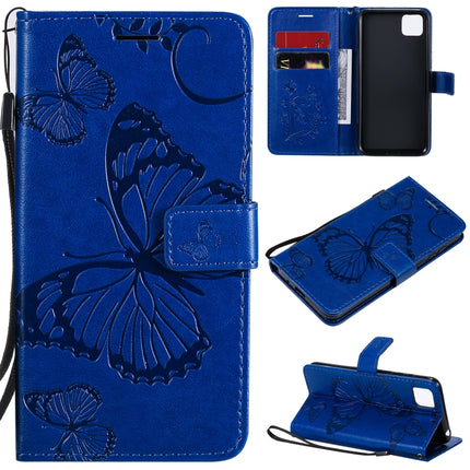 3D Butterflies Embossing Pattern Horizontal Flip Leather Case with Holder & Card Slot & Wallet, For Huawei Y7P / P40 Lite E / Honor 9C, For Huawei P Smart(2020), For Huawei Y5P / Honor 9s