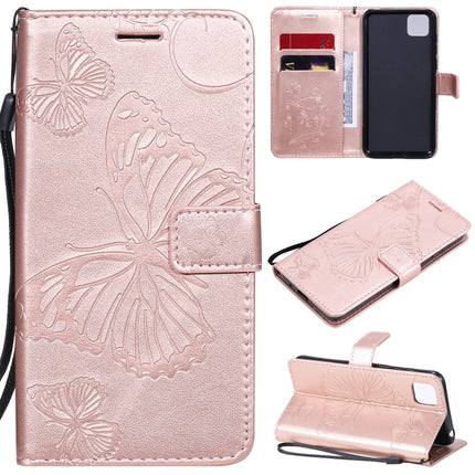 3D Butterflies Embossing Pattern Horizontal Flip Leather Case with Holder & Card Slot & Wallet, For Huawei Y7P / P40 Lite E / Honor 9C, For Huawei P Smart(2020), For Huawei Y5P / Honor 9s
