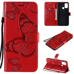 3D Butterflies Embossing Pattern Horizontal Flip Leather Case with Holder & Card Slot & Wallet