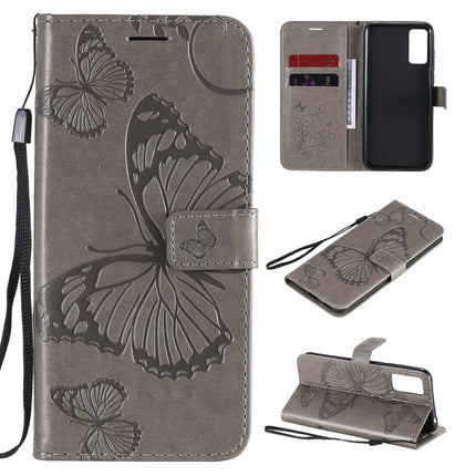 3D Butterflies Embossing Pattern Horizontal Flip Leather Case with Holder & Card Slot & Wallet, For Huawei Honor 30, For Huawei Honor Play 4T Pro