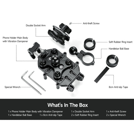 Ulefone Armor Mount Pro AM01 Universal Bicycle Handle Phone Holder, Armor Mount Pro