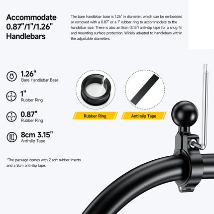 Ulefone Armor Mount Pro AM01 Universal Bicycle Handle Phone Holder, Armor Mount Pro