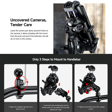 Ulefone Armor Mount Pro AM01 Universal Bicycle Handle Phone Holder, Armor Mount Pro