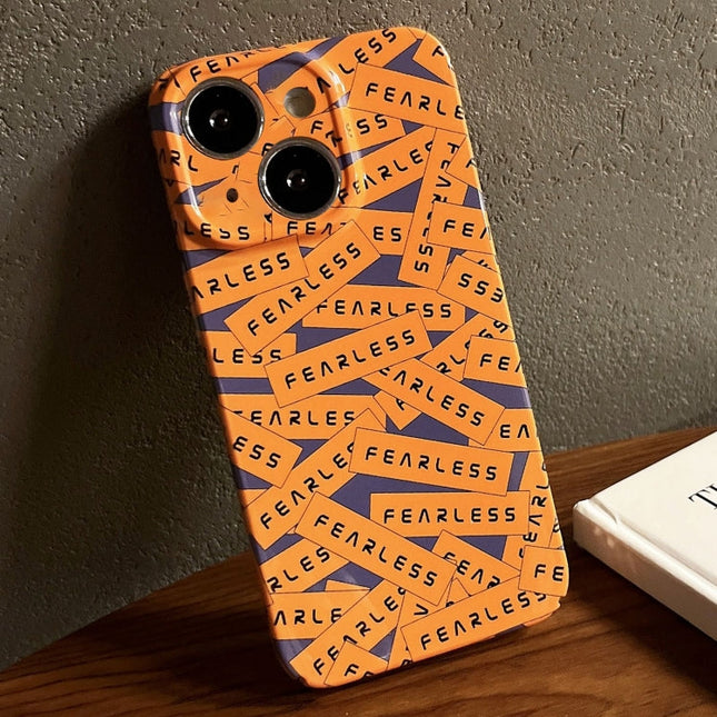 Painted Pattern Precise Hole PC Phone Case, For iPhone 14