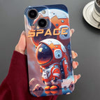 For iPhone 14 / Orange Astronaut