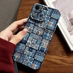For iPhone SE 2022 / 2020 / 8 / 7 / Green Plaid