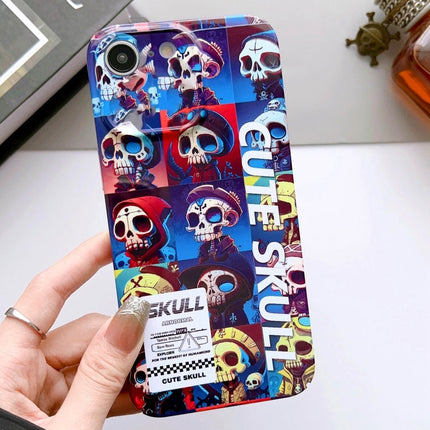 Painted Pattern Precise Hole PC Phone Case, For iPhone SE 2022 / 2020 / 8 / 7