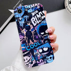 For iPhone SE 2022 / 2020 / 8 / 7 / Purple Comics