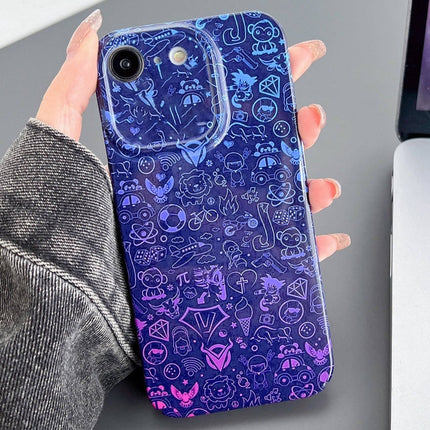 Painted Pattern Precise Hole PC Phone Case, For iPhone SE 2022 / 2020 / 8 / 7