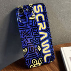For iPhone SE 2022 / 2020 / 8 / 7 / Blue SCR