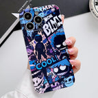 For iPhone 13 Pro / Purple Comics