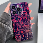 For iPhone 13 Pro / Black Red Graffiti