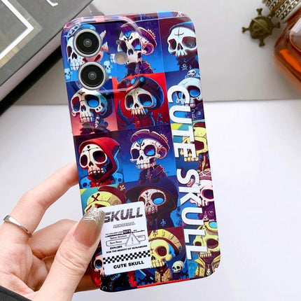Painted Pattern Precise Hole PC Phone Case, For iPhone 12