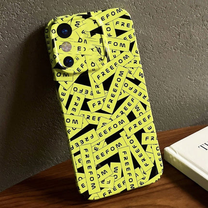Painted Pattern Precise Hole PC Phone Case, For iPhone X / XS