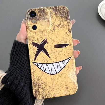 Painted Pattern Precise Hole PC Phone Case, For iPhone X / XS