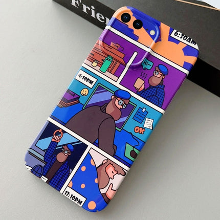 Painted Pattern Precise Hole PC Phone Case, For iPhone 8 Plus / 7 Plus