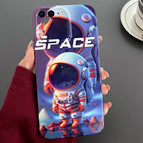 For iPhone 8 Plus / 7 Plus / Orange White Astronaut