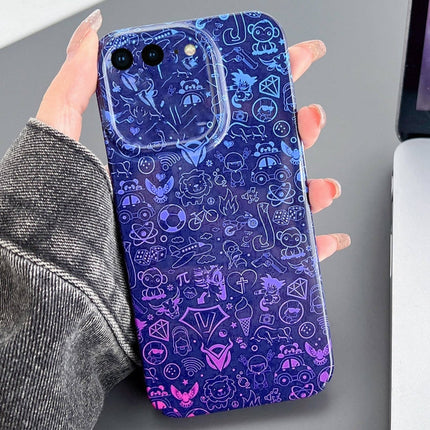 Painted Pattern Precise Hole PC Phone Case, For iPhone 8 Plus / 7 Plus