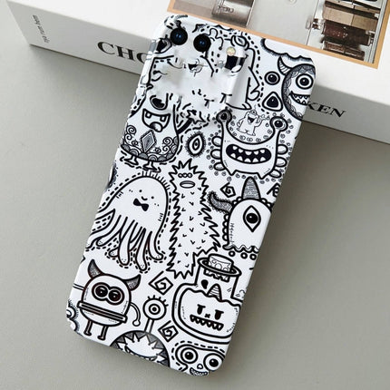 Painted Pattern Precise Hole PC Phone Case, For iPhone 8 Plus / 7 Plus