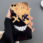 For iPhone 8 Plus / 7 Plus / Black Yellow Smiling