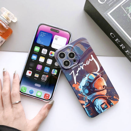 Painted Pattern Precise Hole PC Phone Case, For iPhone 8 Plus / 7 Plus
